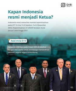 Indonesia Resmi Pimpin Organisasi Ekonomi D-8 Tahun 2026-2027