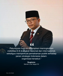 Indonesia Luncurkan Logo Keketuaan D-8 Jelang KTT 2026